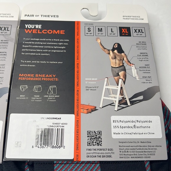 Pair of Thieves Men's Boxer Brief Bundle - Picture 10 of 10